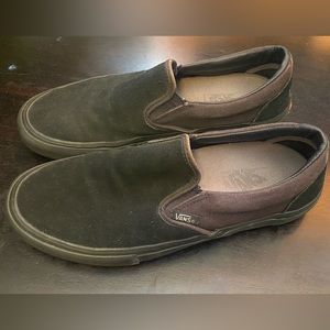 Vans skate pro black  slip on 8.5 duracap